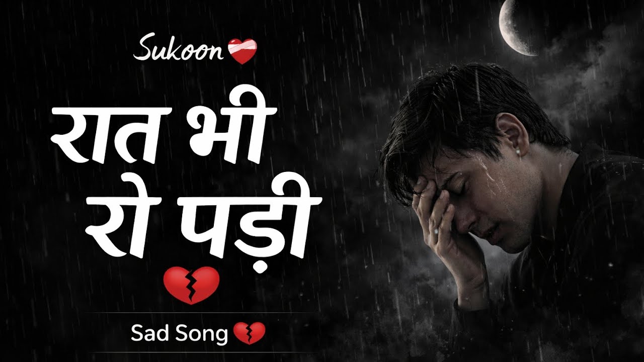 Raat Bhi Ro Padi 🌙💔 | Heart Touching Sad Song | Emotional Hindi Song 2026 #song 