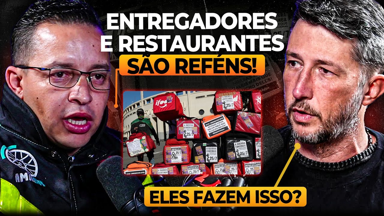 REF&Eacute;NS DO APP? Motoboys sob press&atilde;o pelo iFood | BREQUE NACIONAL