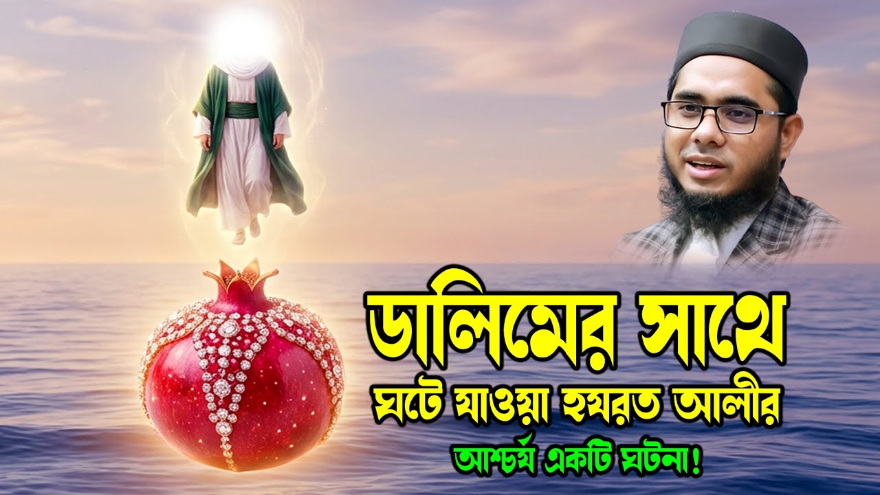 এক ডালিমের সাথে হযরত আলীর আশ্চর্য একটি ঘটনা | Shahidur Rahman Mahmudabadi | মাহমুদাবাদীর ওয়াজ ২০২৬