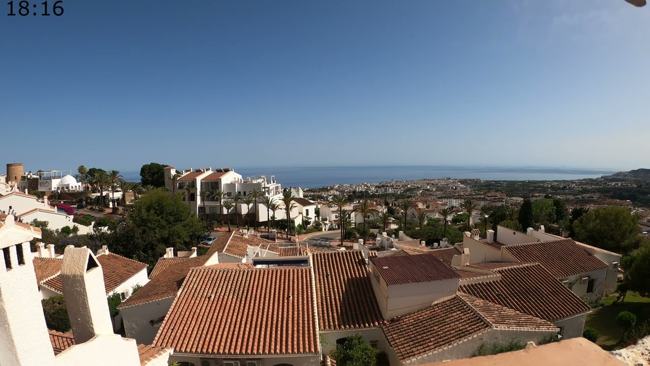 San Juan de Capistrano, Nerja. 24 hour timelapse view