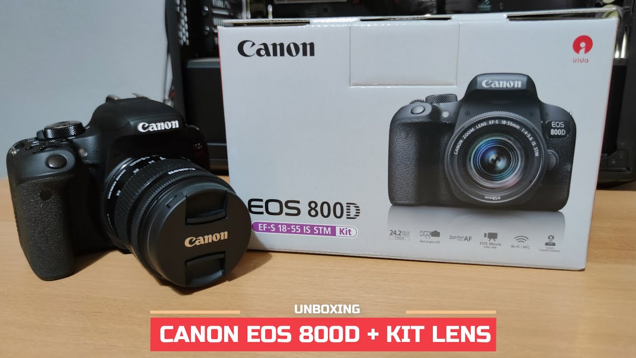 Canon EOS 800D (T7i) + Kit Lens (Unboxing 2020)