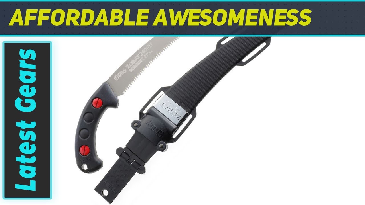 Silky ZUBAT Professional Curved Hand Saw 240mm Large Teeth - The Best Pruning Tool for Your