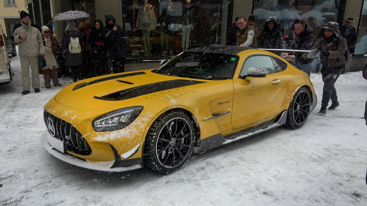 Supercars in Snowstorm St. Moritz 2024 - Jesko Absolut, CCXR, M2 Sliding and more!