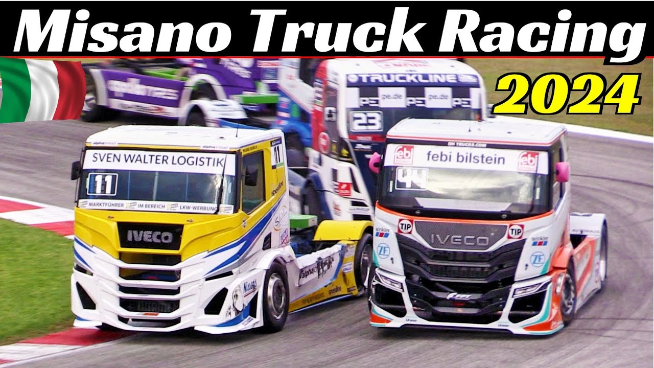 European Truck Racing Championship - Misano 2024 Highlights - Overtakes, Powerslides, Smoke & More!