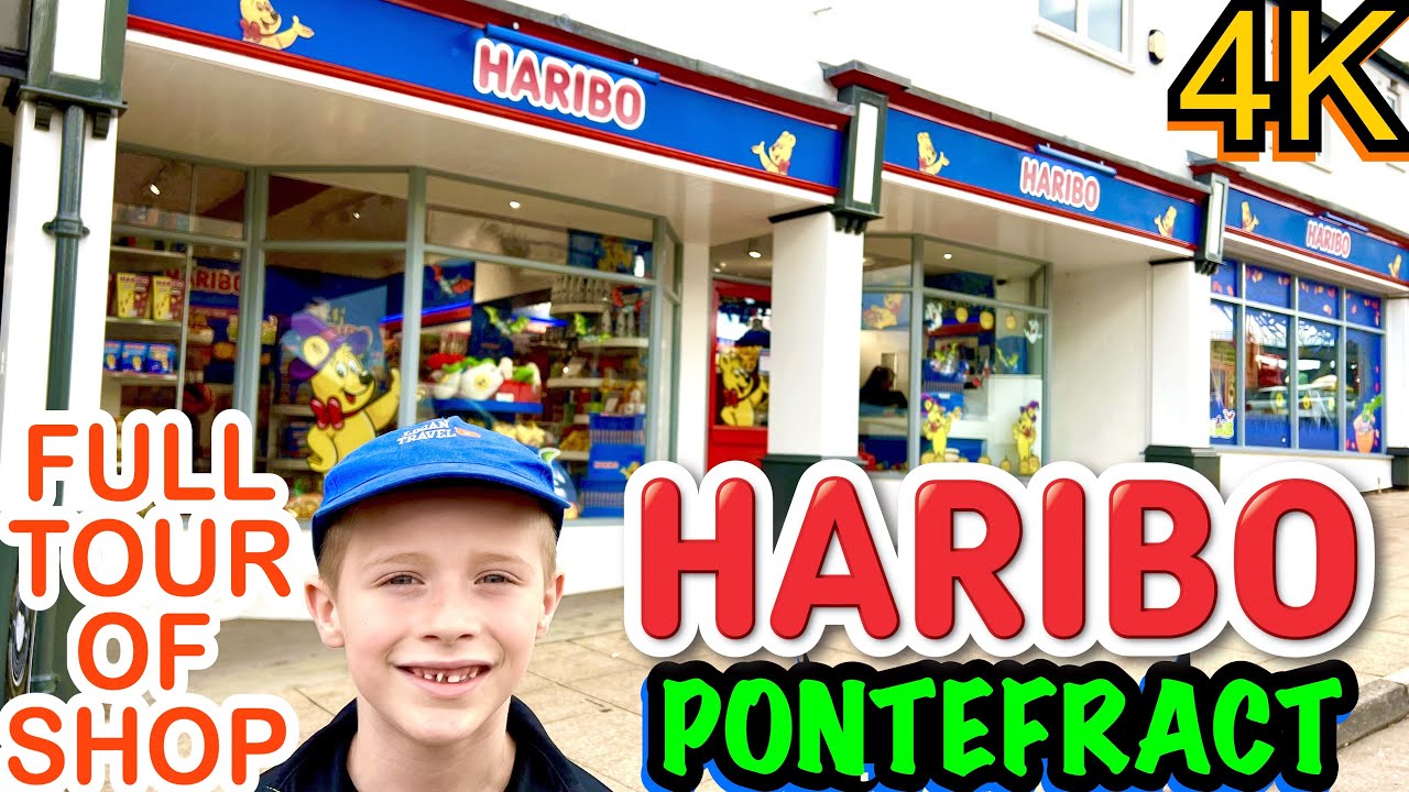 Logans tour of the HARIBO SHOP in Pontefract UK