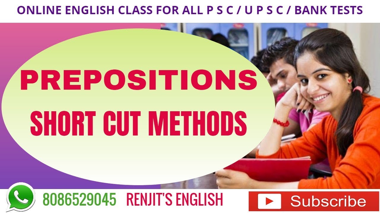 kerala PSC || Prepositions || Short cut methods || Civil Police Officer || Assistant Grade