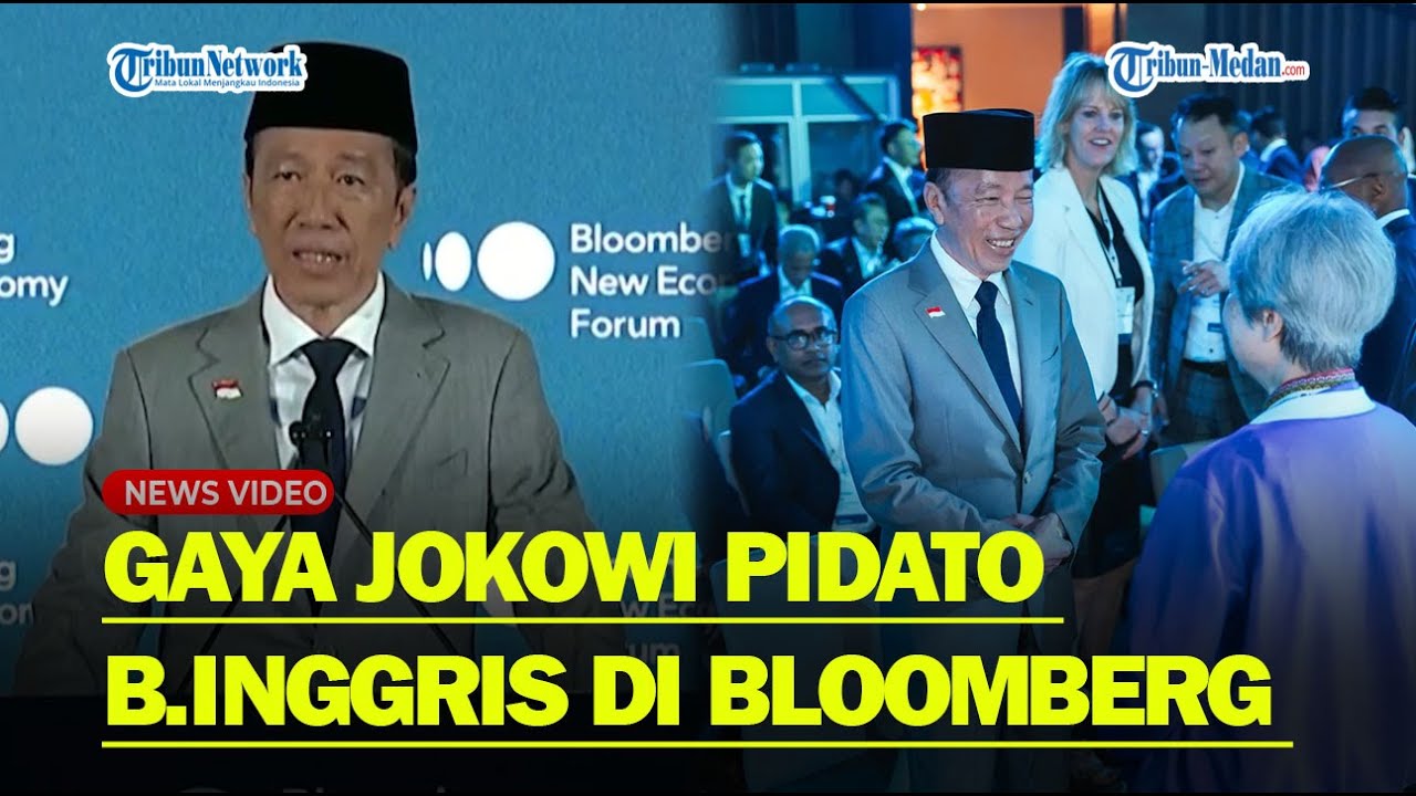 [FULL] PIDATO JOKOWI di Bloomberg New Economy Forum, Singgung Warisan Infrastruktur