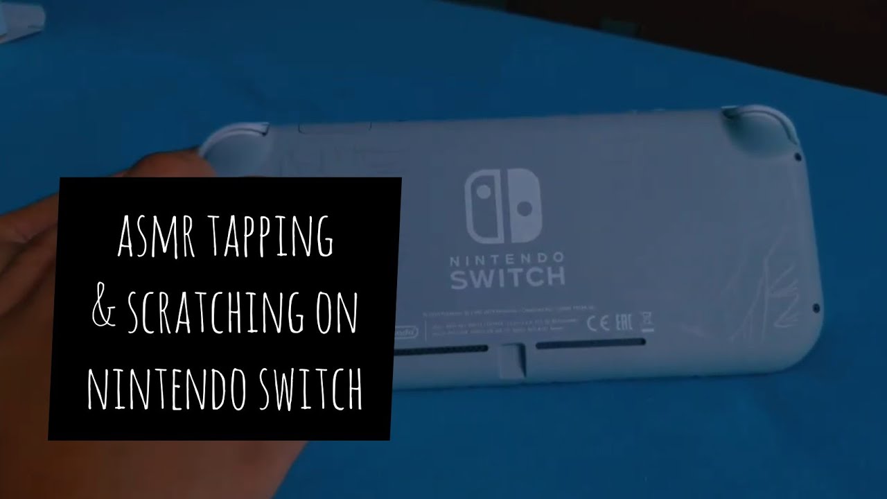 ASMR Nintendo Switch Lite Tapping, Scratching & Clicking Buttons | No Talking