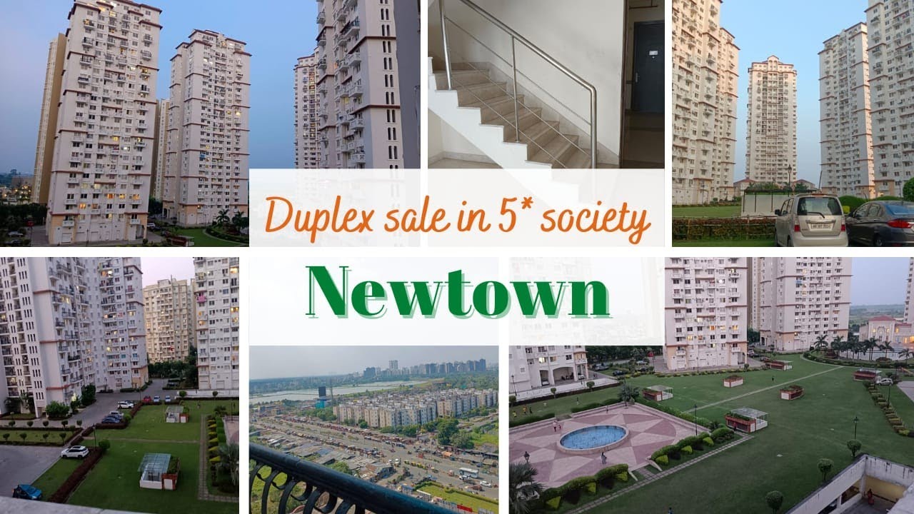 V-♦️10 A beautiful Duplex (4BHK)Flat Sale in 5* Society Newtown 