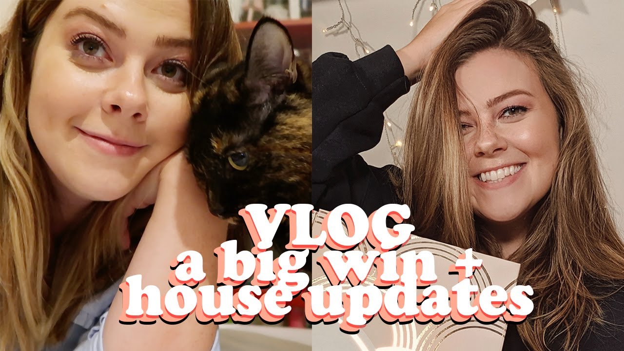 VLOG: THE ONE WITH THE BIG WIN (and a house update) | LUCY WOOD