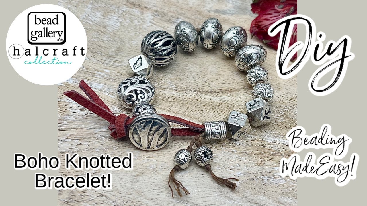 How To Create A Knotted Leather Bohemian Bracelet! Tips, Tricks, & Hacks For Making DIY Jewelry.