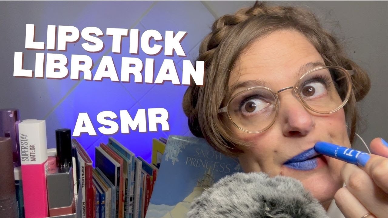 📚💄Lipstick Librarian Picks the Perfect Books & Shades | Soft Spoken ASMR Roleplay