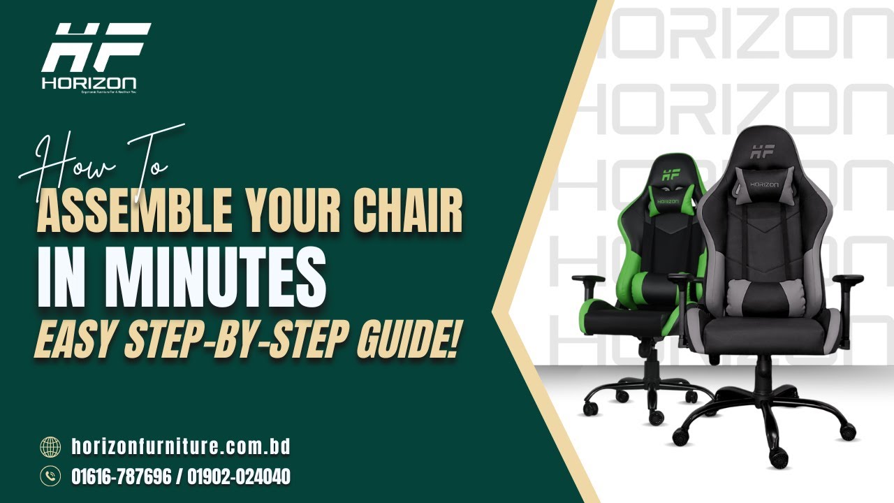 Gaming Chair Assembly Tutorial | Horizon Furniture APEX / APEX-M / APEX-M2 / Valiant / NITRO | HF