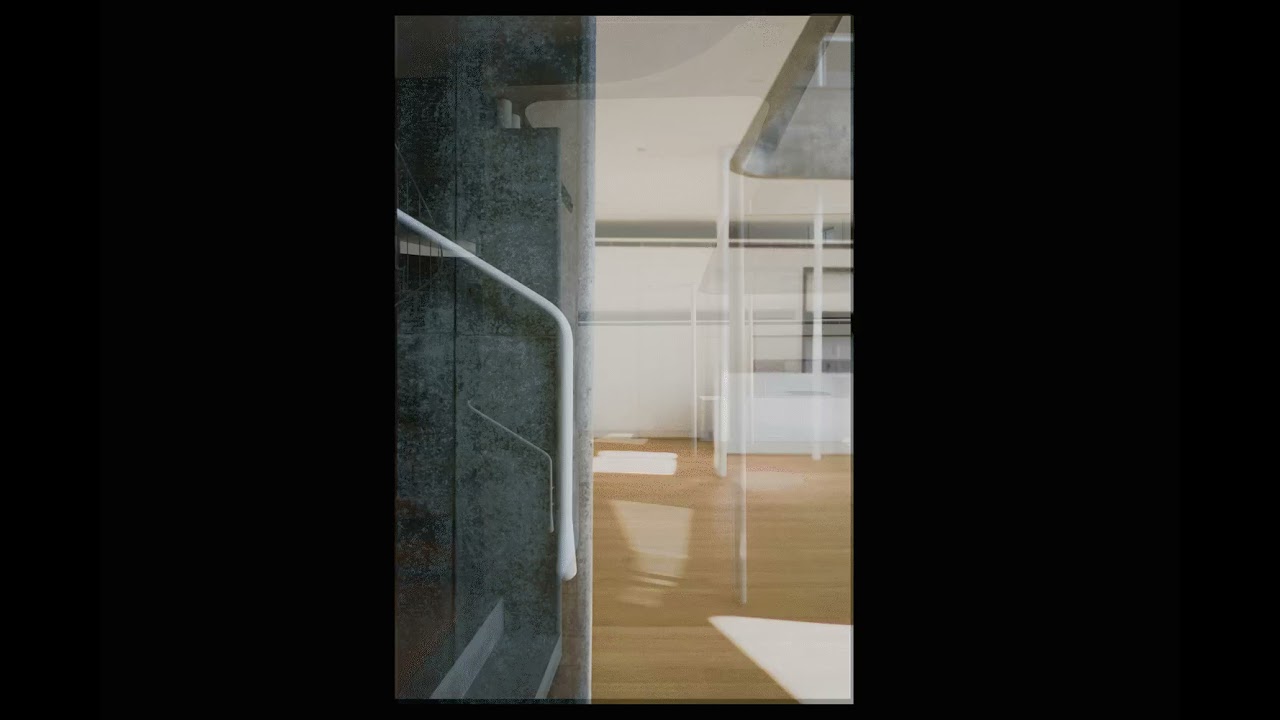 House Taurus Cubist Stair Montage