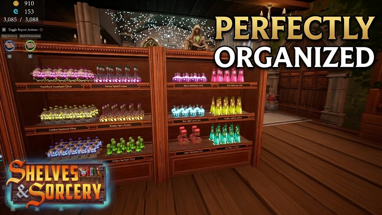 Shelves & Sorcery &ndash; Hearth & Barrel + Merchant's Rest | Full Gameplay (Minimal Commentary)