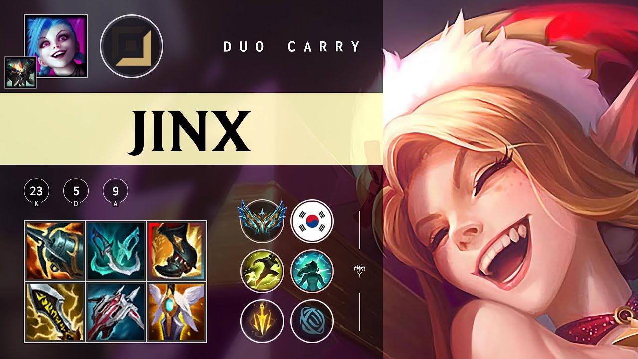 Jinx ADC vs Zeri - KR Challenger Patch 25.23