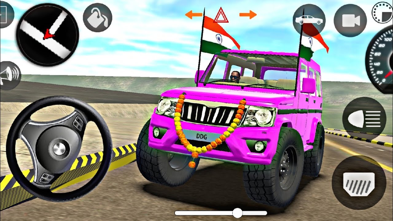 Pink Color Modified Mahindra Bolero - Indian Cars Simulator 3D - Android Gameplay 