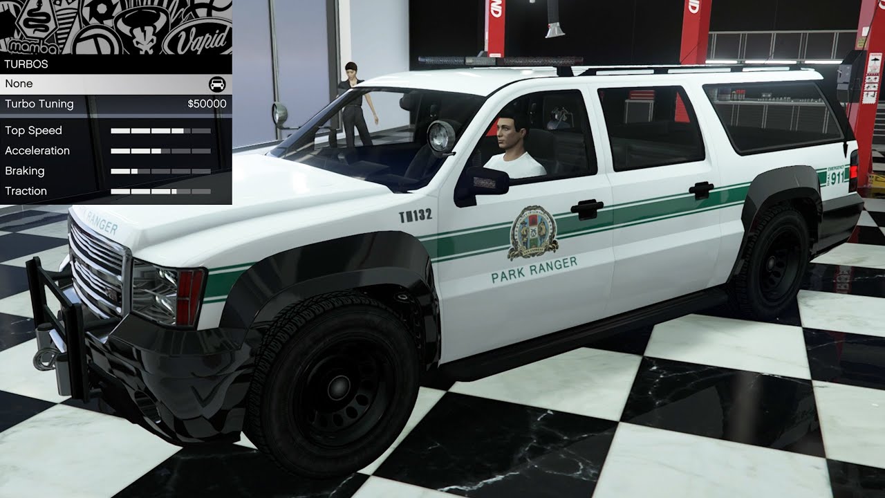 GTA 5 — DLC «Настройка транспортного средства» — Declasse Park Ranger (Chevrolet Suburban Park Ra...