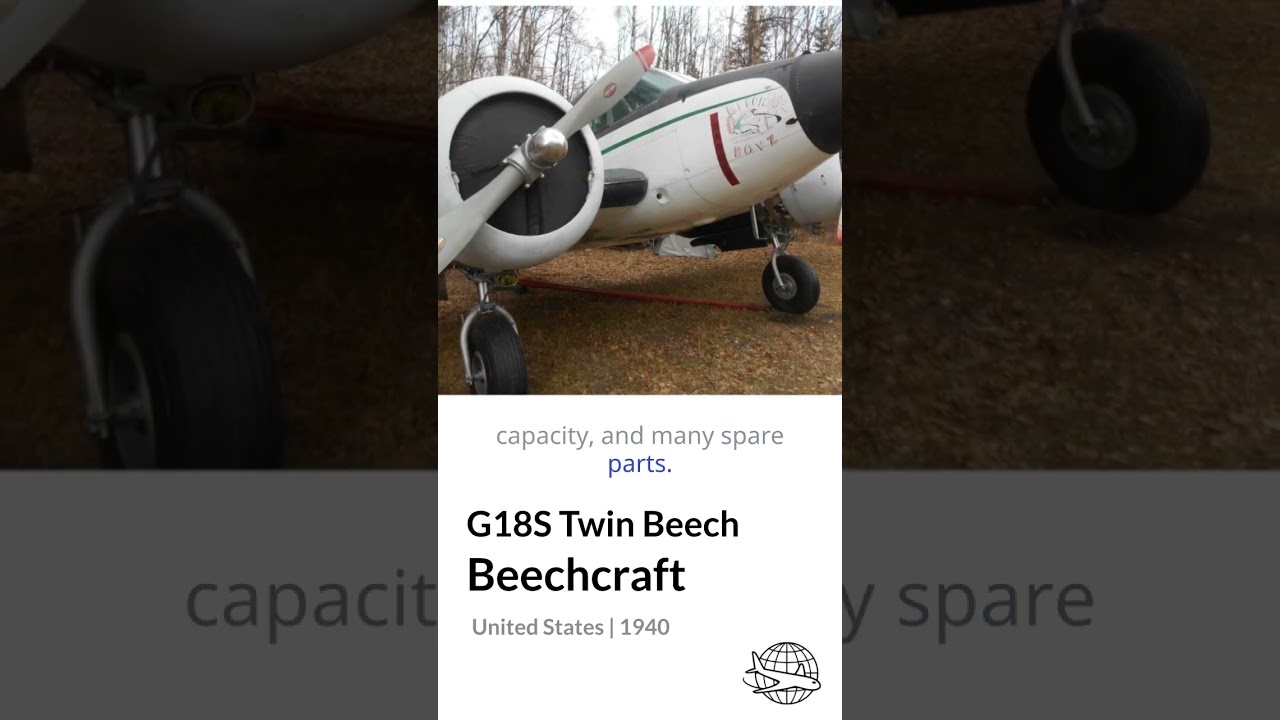 1940 Beechcraft G18S Twin Beech FOR SALE! Classic Cargo Aircraft