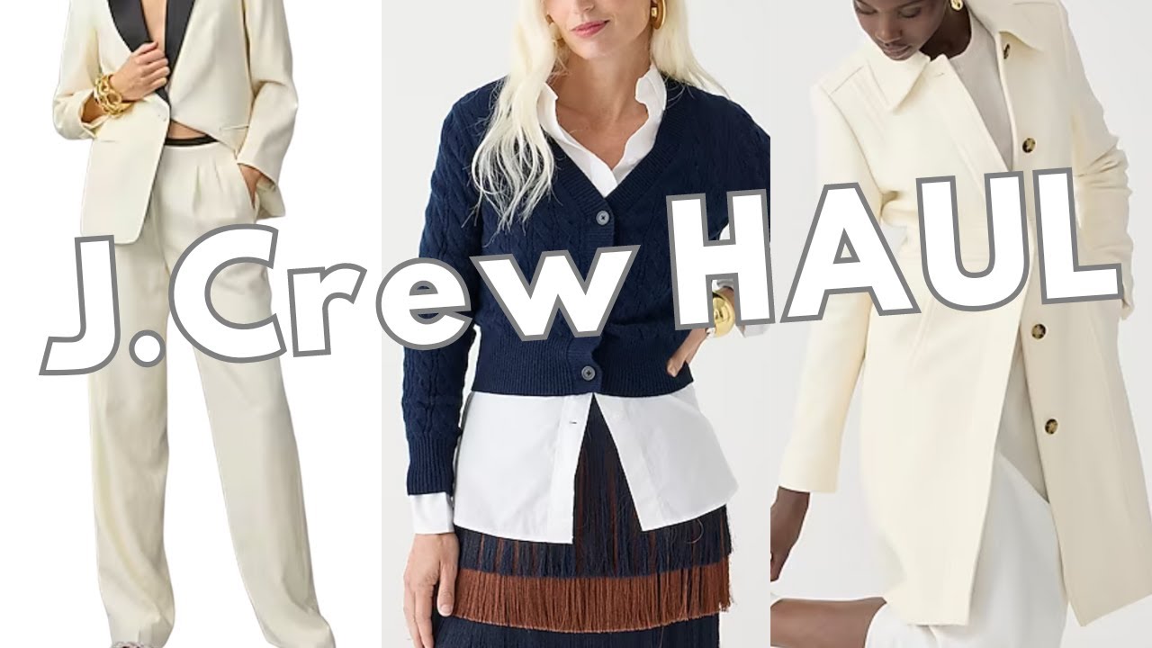 J.Crew Cashmere Sweater Must Have's and Lux Coat Haul