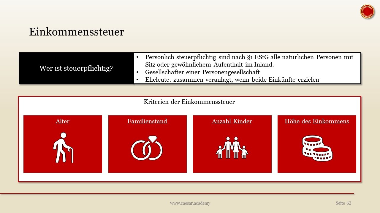 Einkommenssteuer  - 👨🏼&zwj;🎓 EINFACH ERKL&Auml;RT 👩🏼&zwj;🎓