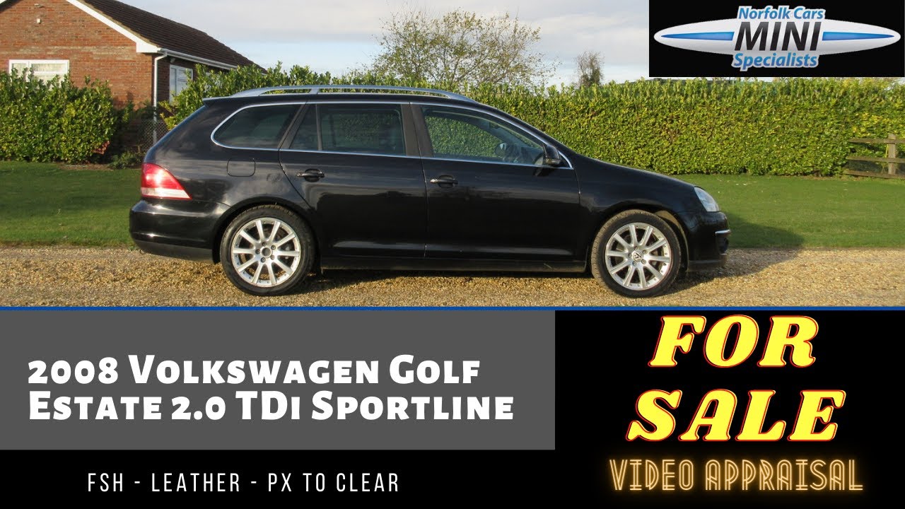 2008 Volkswagen Golf Estate 2 0 TDi Sportline