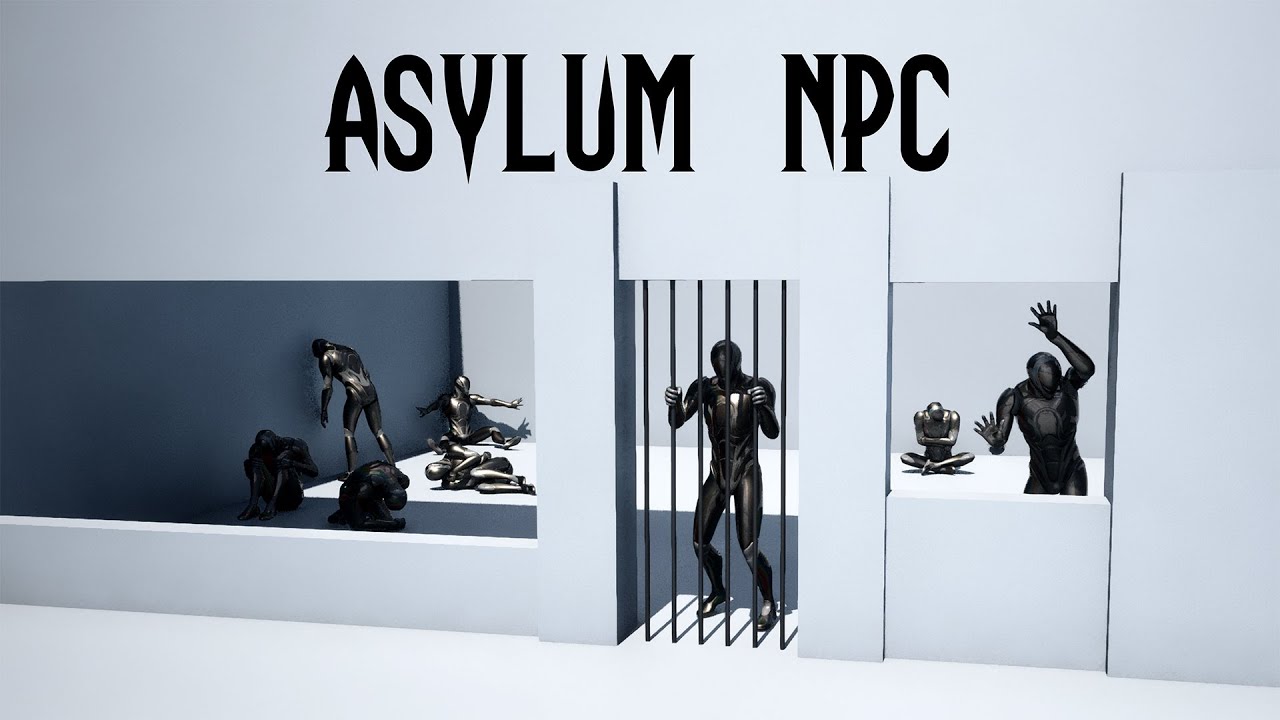 Asylum NPC animations for Unreal Engine