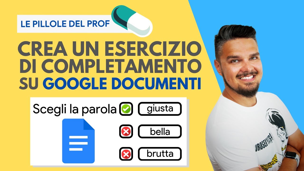 NUOVA FUNZIONE di Google DOCUMENTI: il MENU A DISCESA!