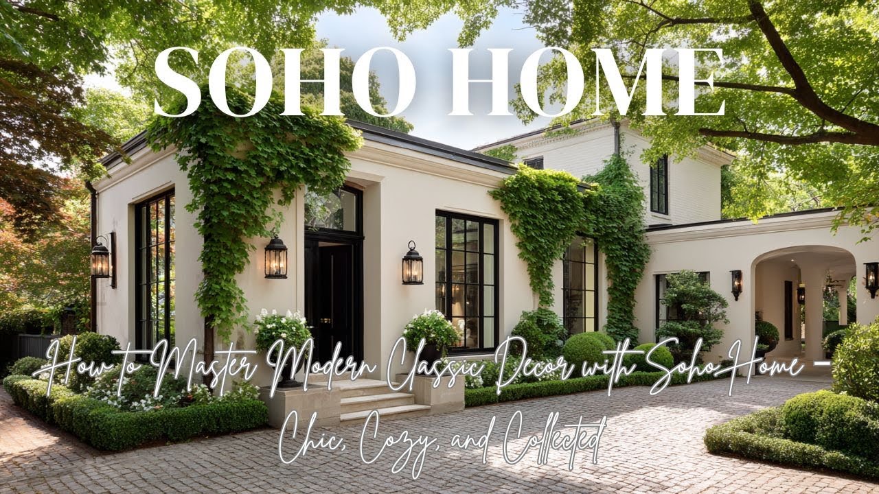 How to Master Modern Classic Decor with Soho Home – Chic, Cozy, and Collected