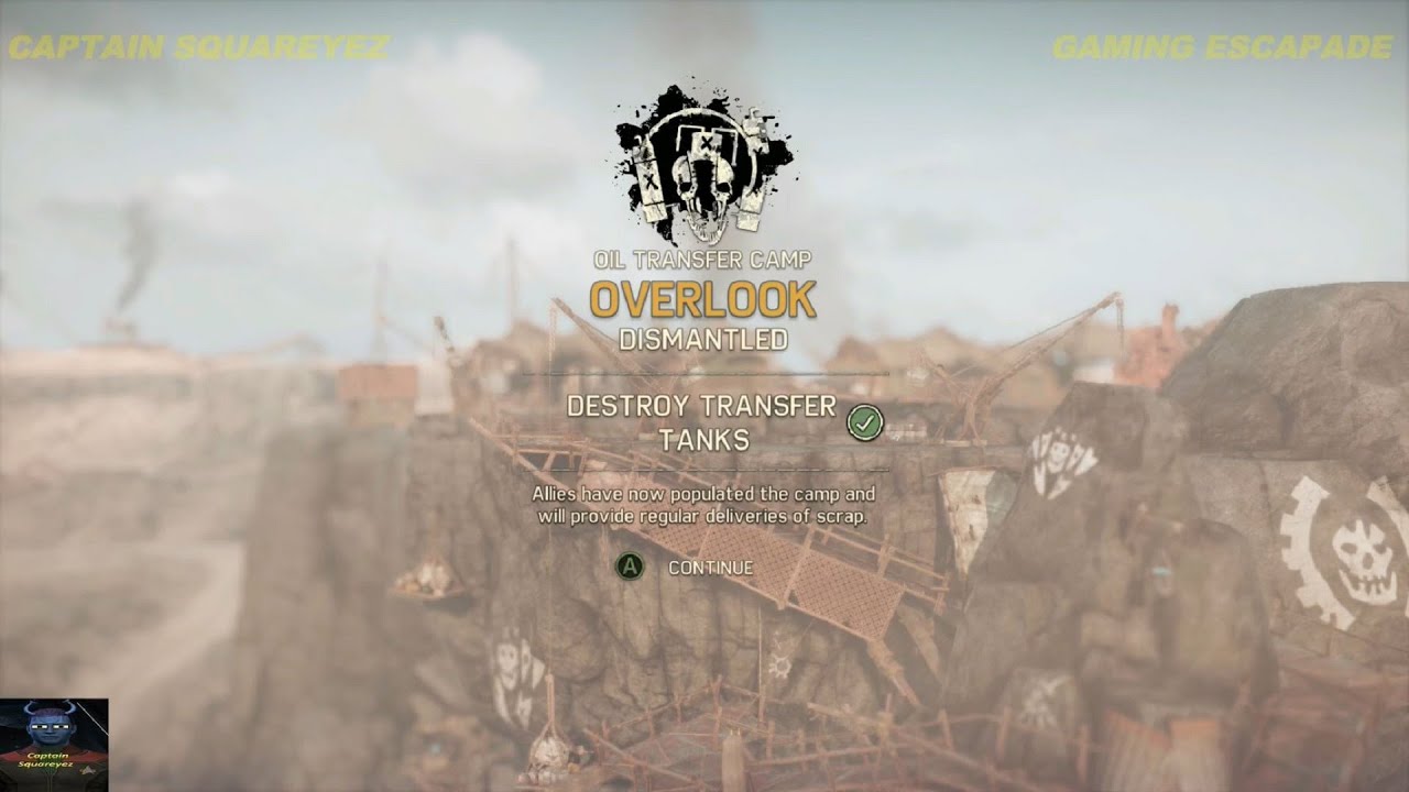 Mad Max - Overlook Transfer Tanks Camp - Walk Through Guide
