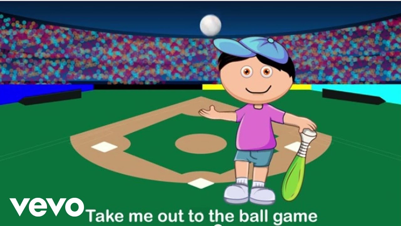 evokids - Take Me Out To The Ballgame | Nursery Rhymes | Kids songs