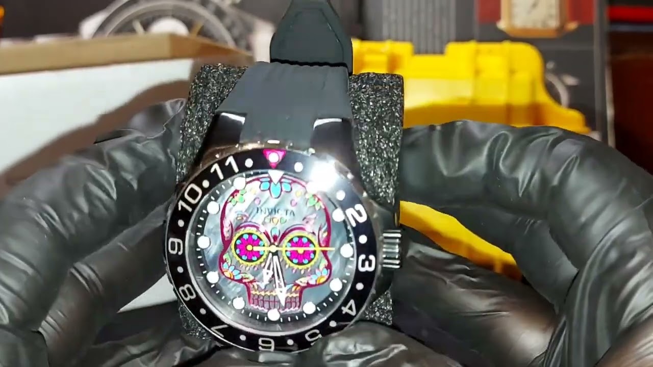 Reloj Invicta Edici&oacute;n Especial D&iacute;a De Los Muertos 36854