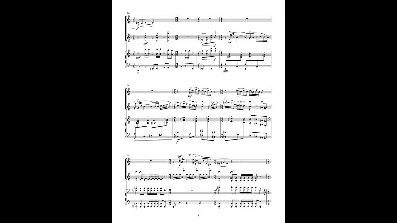 Stroll and Drive - Clarinet, Violin & Piano | Chase Morrison (Score/Video)