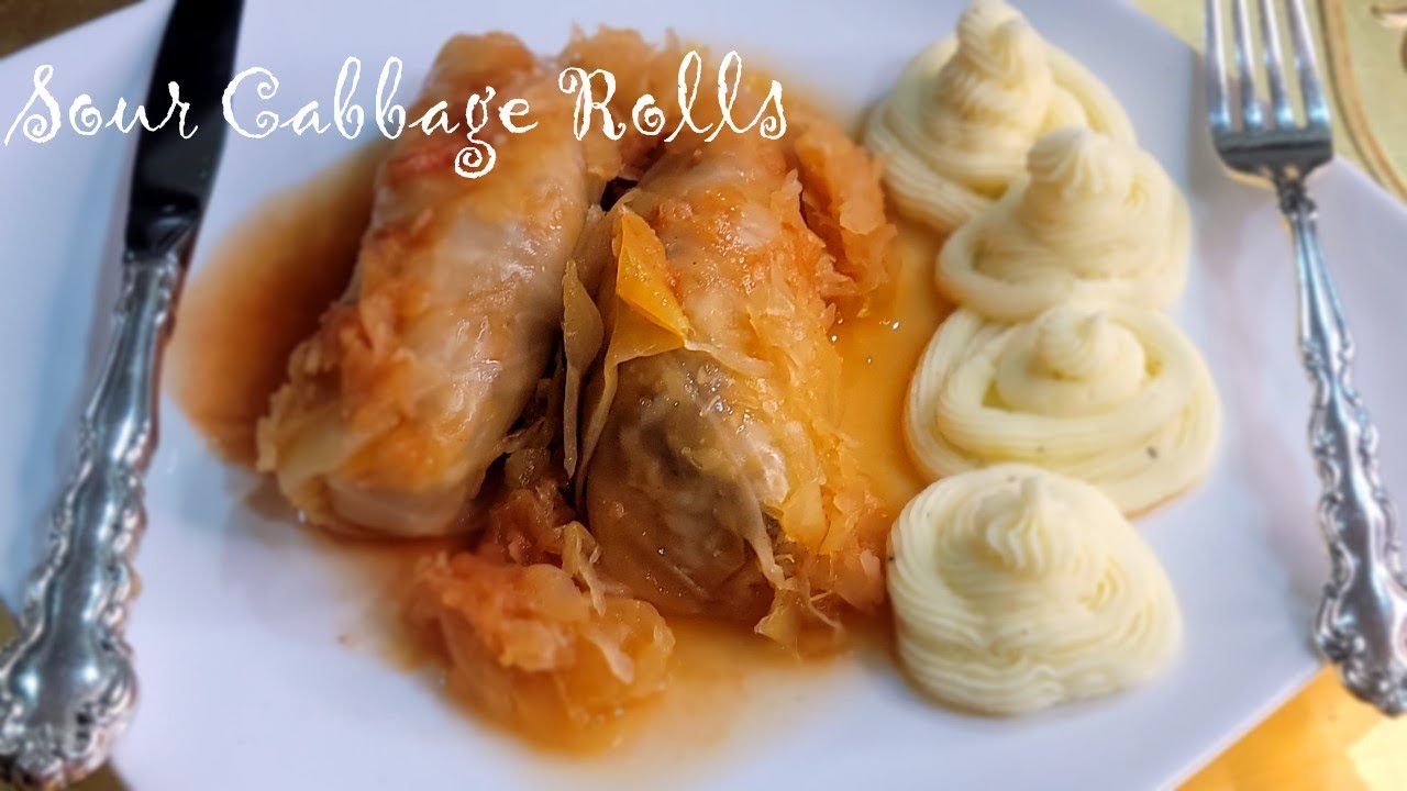 SOUR CABBAGE ROLLS   How to make, easy, simple