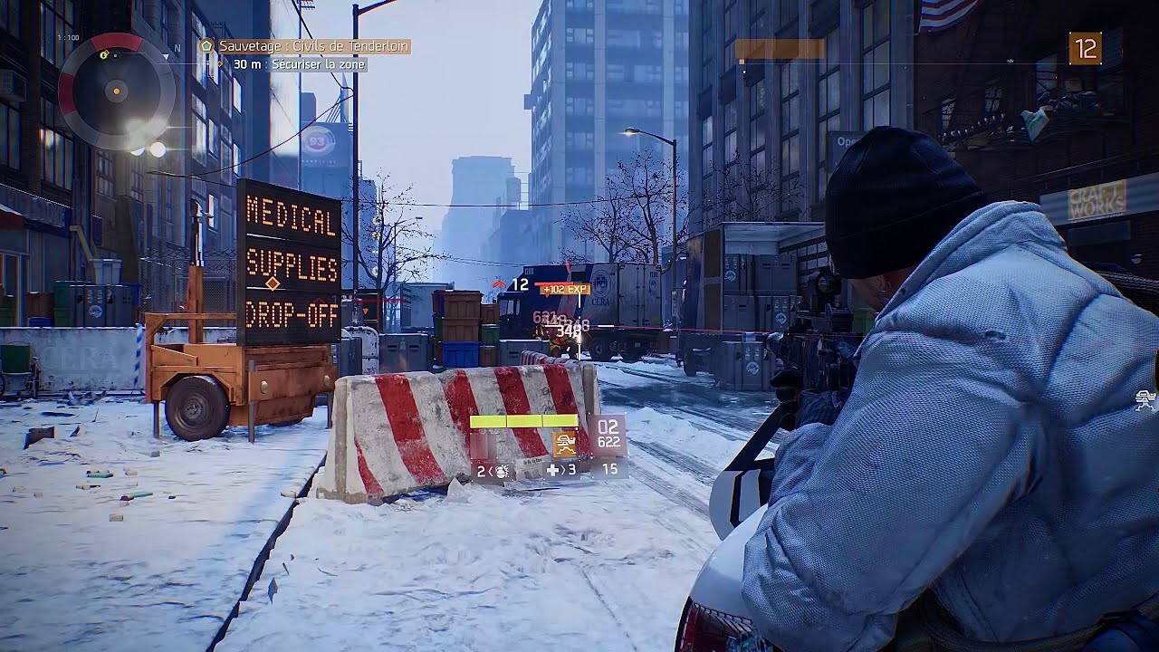 Tom Clancy's The Division : Monter de niveau et mission secondaire