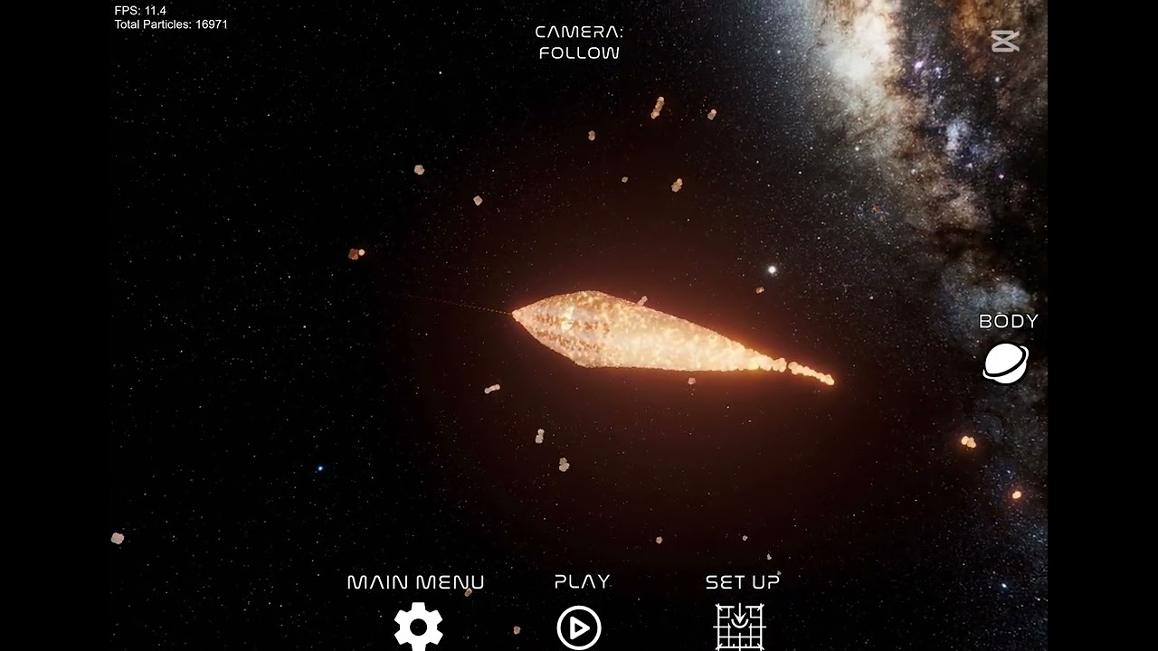 What if Jupiter collided with Saturn?
