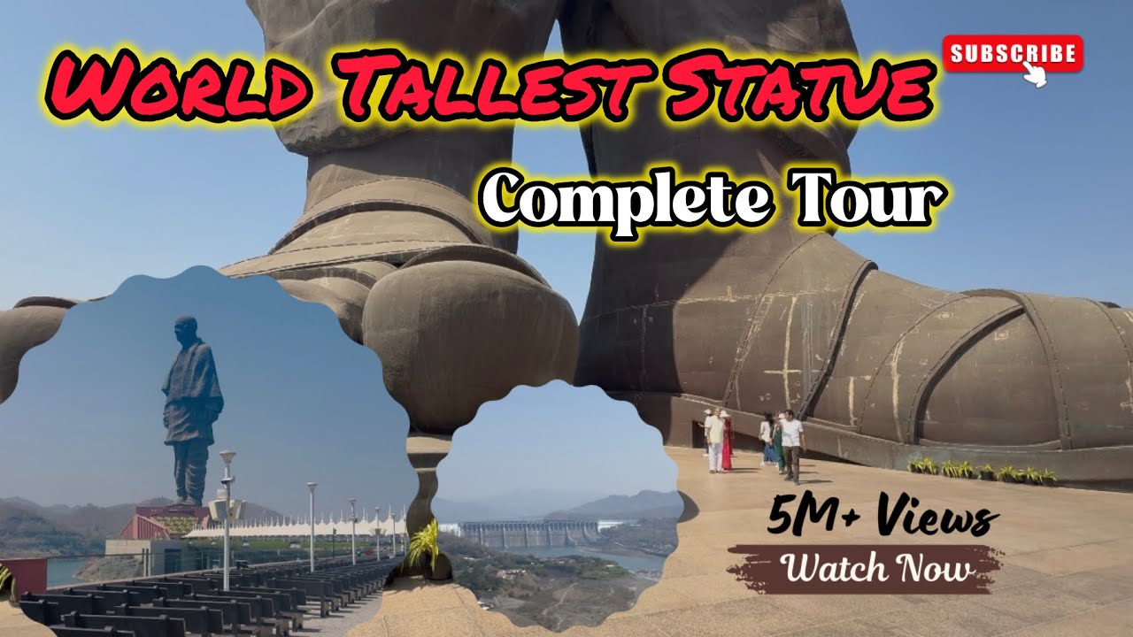 Statue of Unity Full Tour | World’s Tallest Statue | Inside World’s Tallest Statue 😱 182m Giant!
