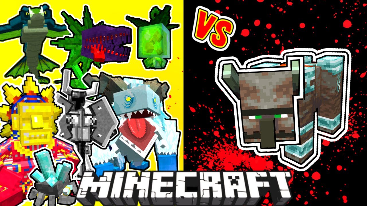 Ravager Vs. Mowzie's Mobs in Minecraft