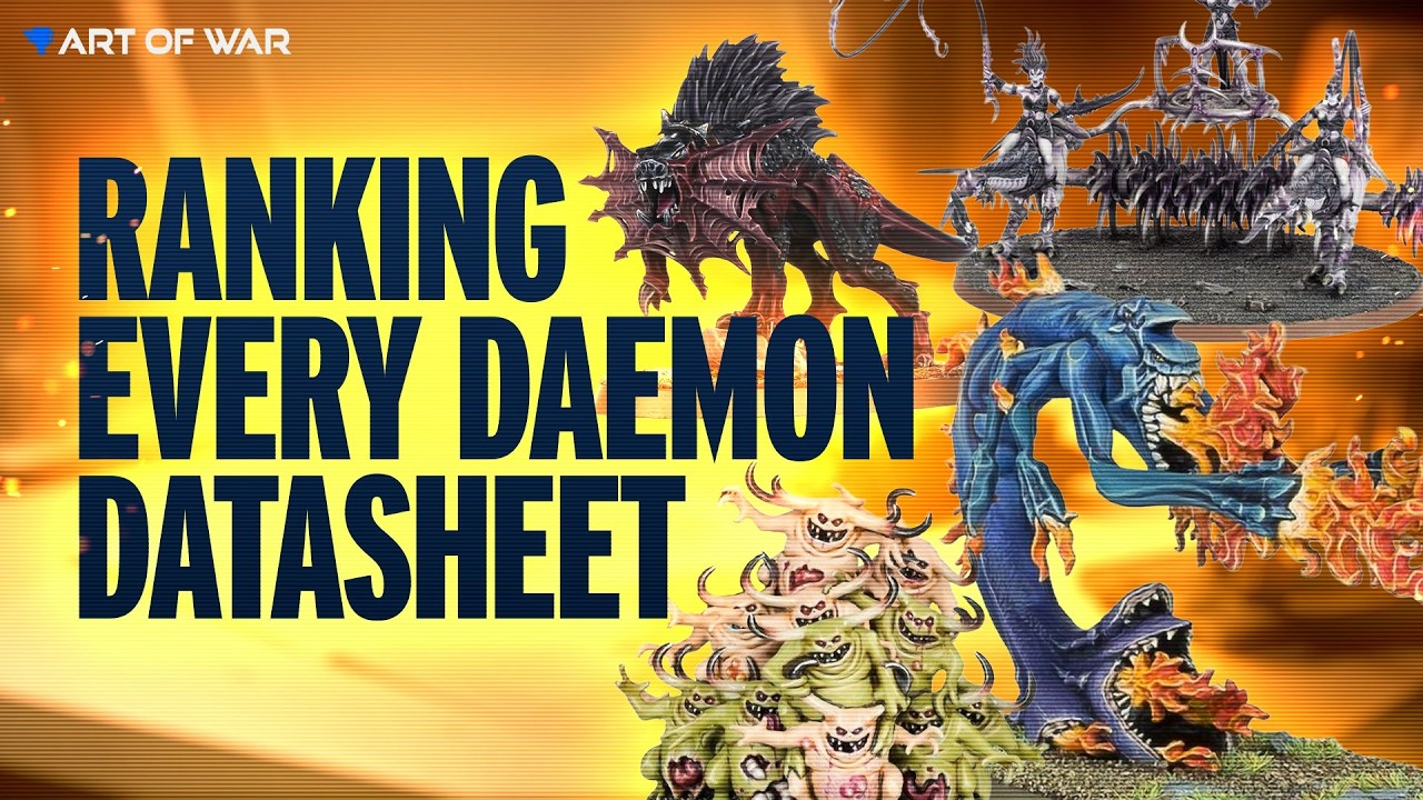 Ranking Every Chaos Daemons Datasheet in Warhammer 40k