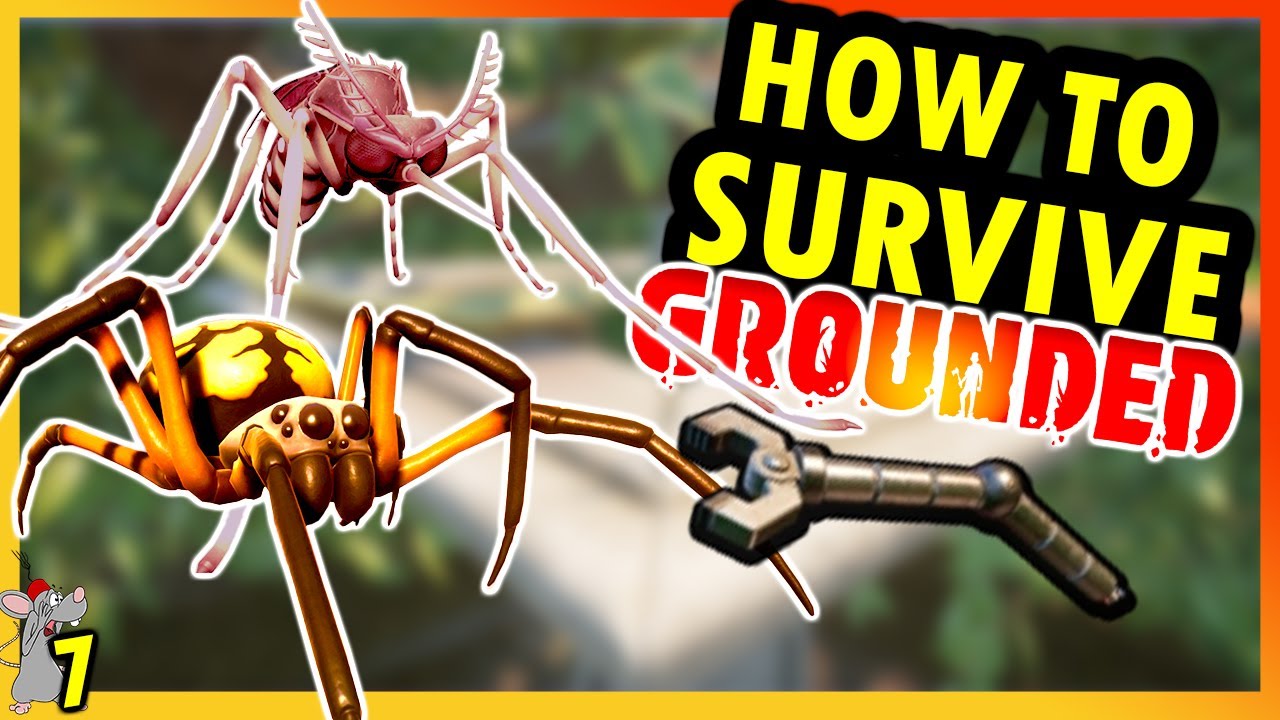 GROUNDED How To Survive - Get Tier 3 Weapon Super Early! Beat Orb Weavers And Mosquitos Fast!