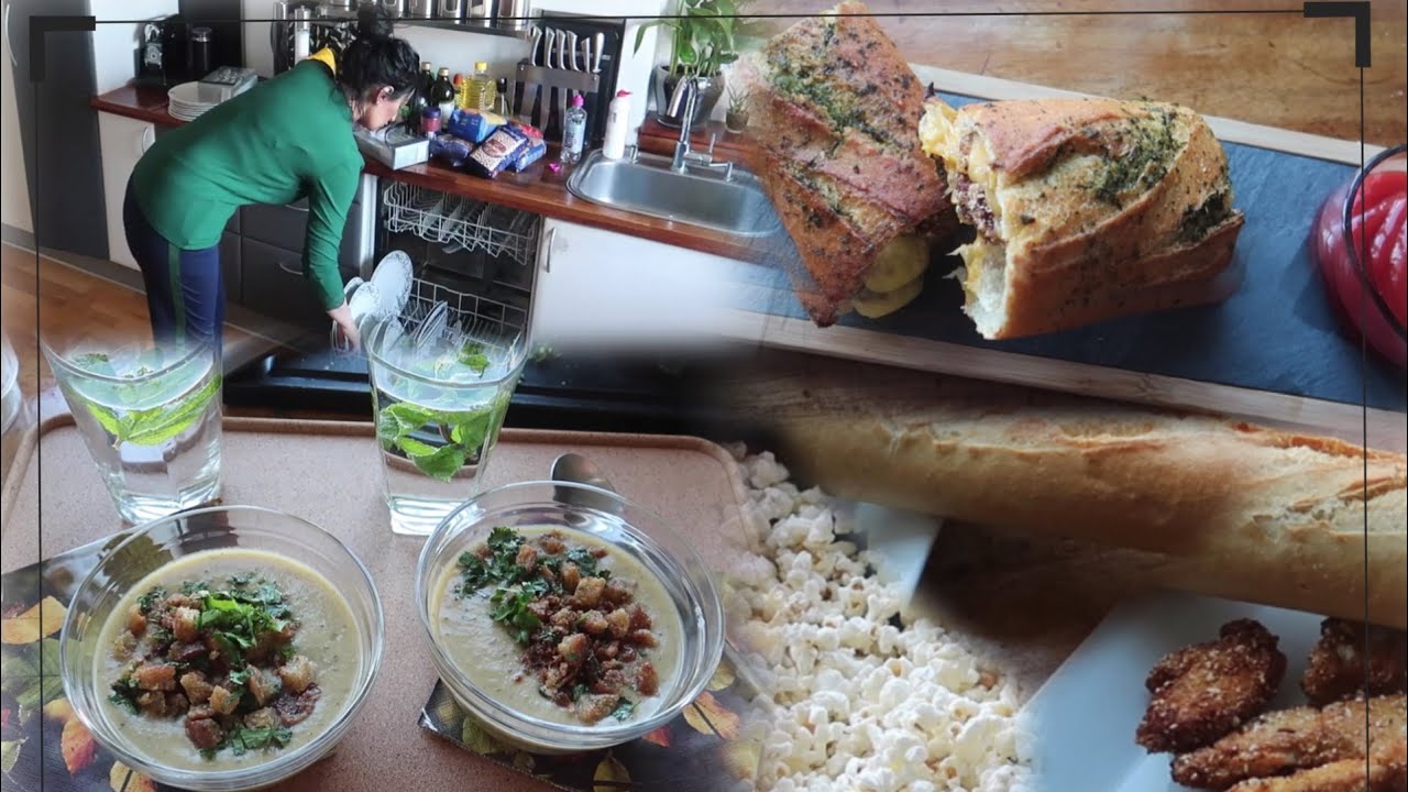 نهار معايا وجبات للمائدة الرمضانية /دجاج بلڤلية Popcorn ومشتريات للمطبخ الخ الخ الخ 😂😂😂