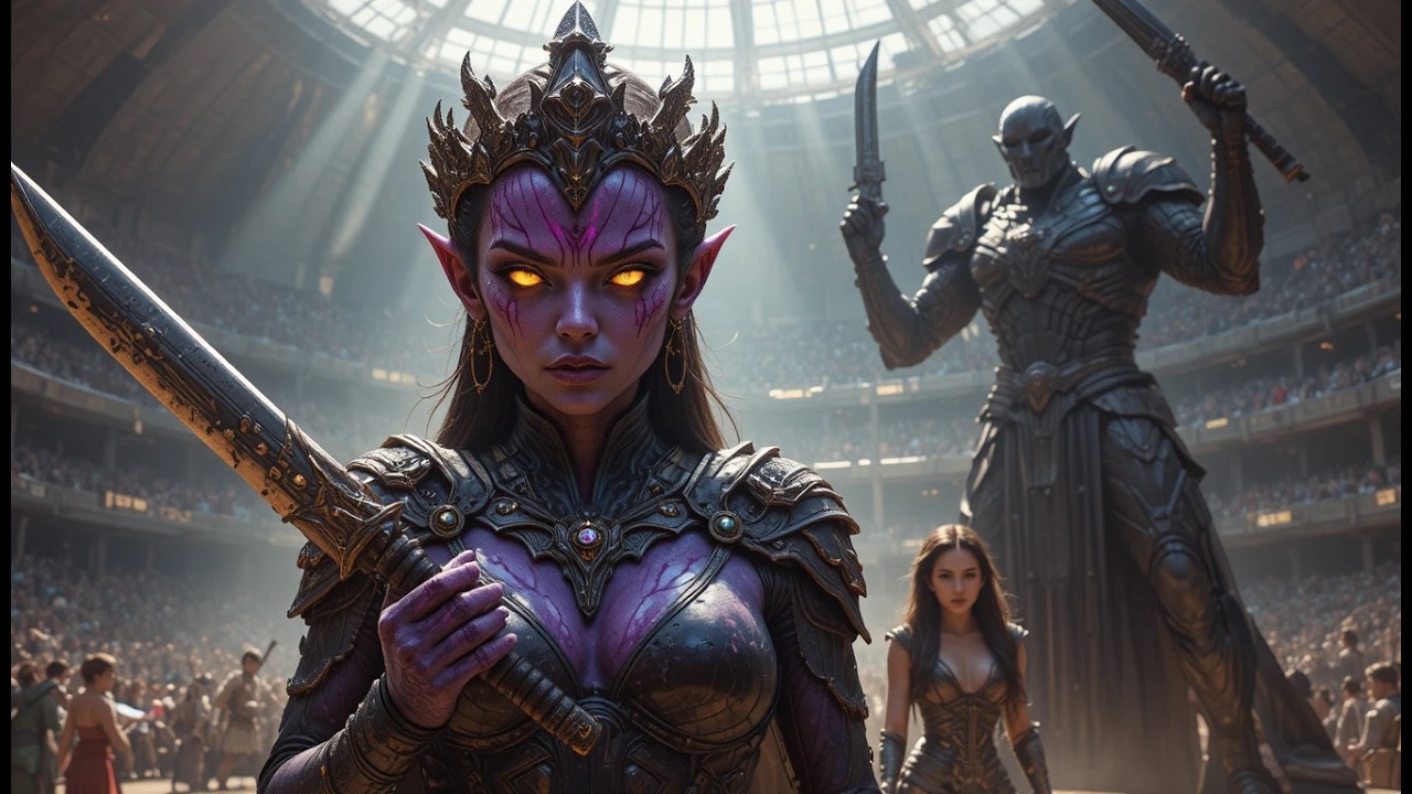 No Species Can Dual Wield the Alien Queen Watched the Human Girl Grab Two Swords