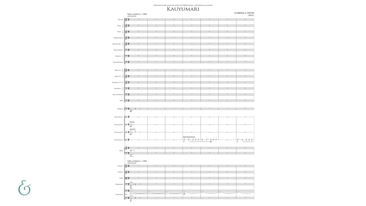 Gabriela Ortiz - Kauyumari (Official Score Video)