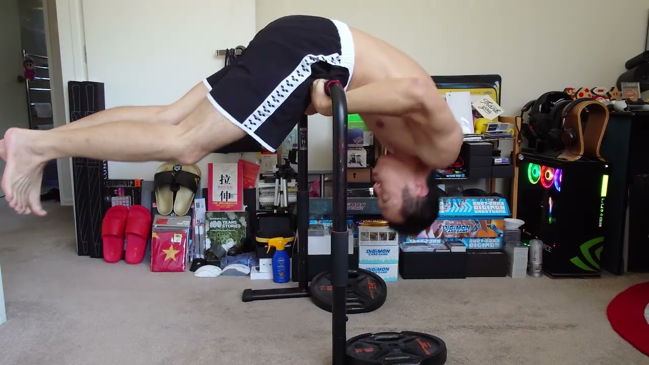 Front lever pull to touch + touch + pull ups + presses + hold