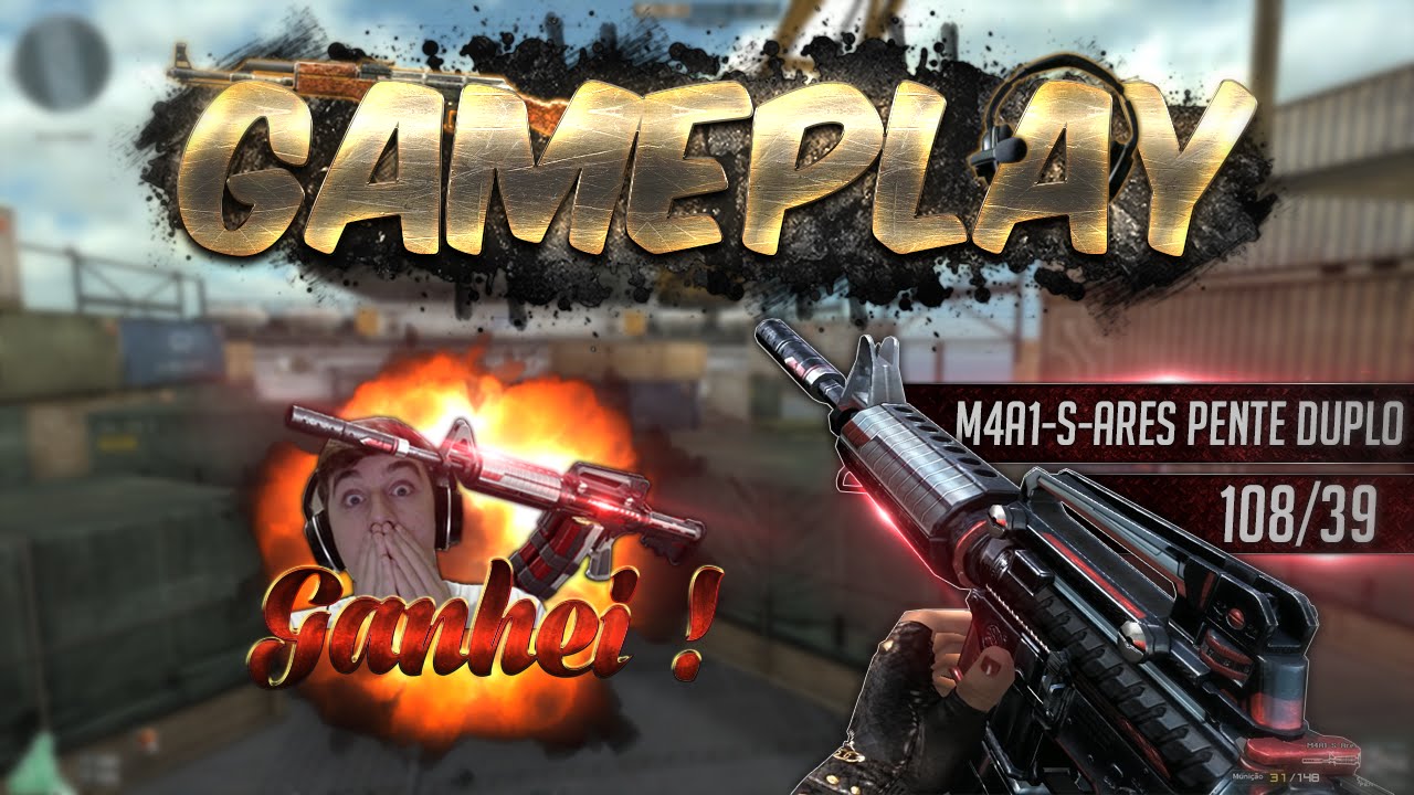 [CF] Gameplay #77 - M4A1-S-Ares Pente Duplo, Ganhei !