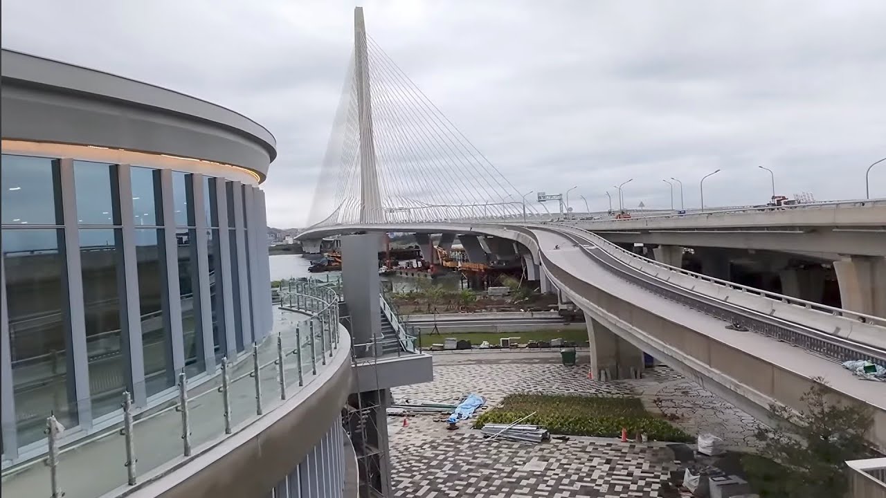 2026.04.16 淡江大橋 完成度99+% 施工概況觀察 空拍 LIVE 直播