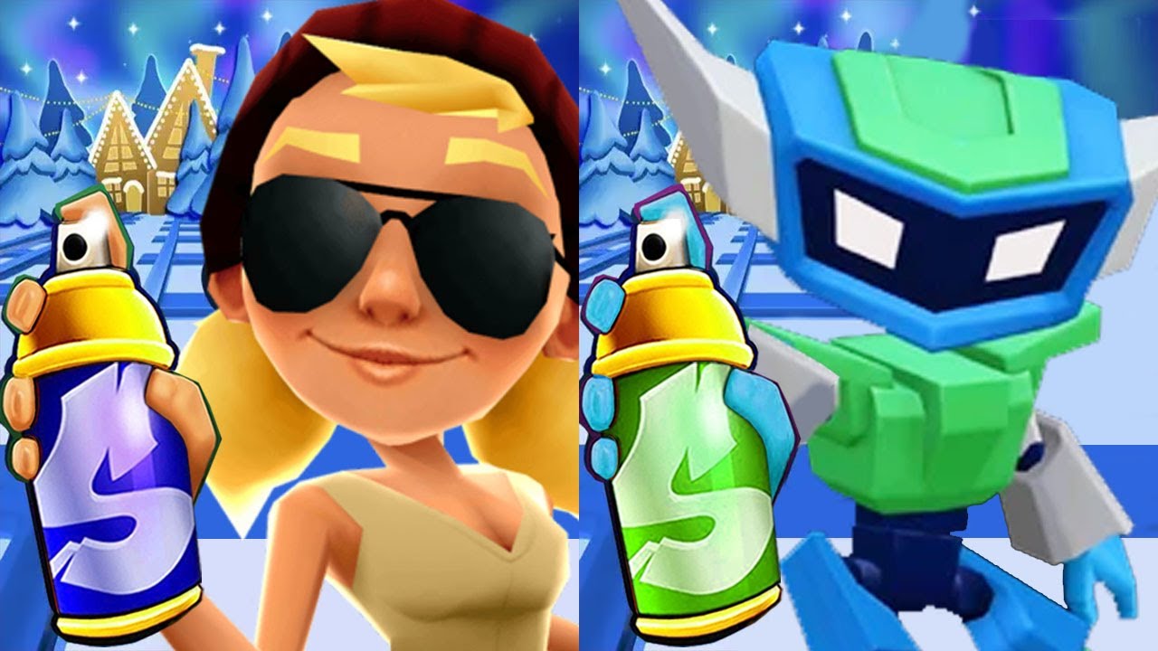 Subway Surfers North Pole 2023 New Year Challenge 2024 Captain Flash vs Tricky Camo Outfit Gameplay
