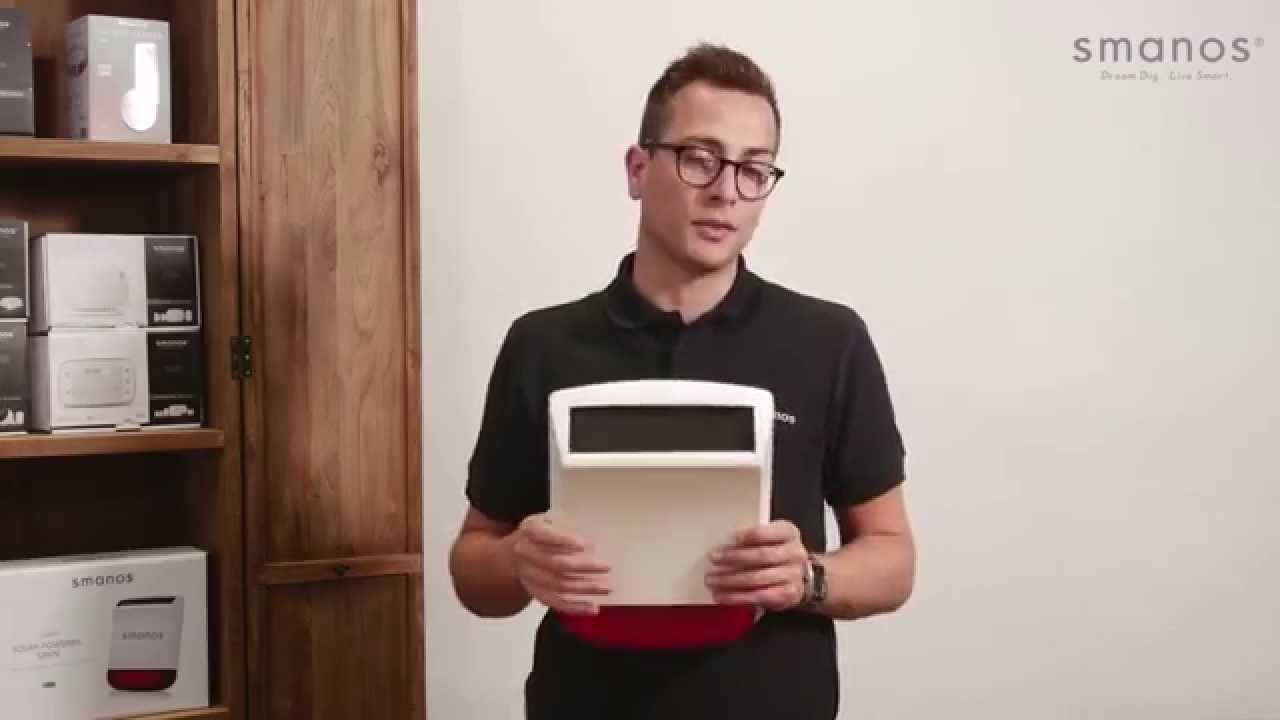 smanos Open Box Video -- SS2603 Solar Powered Siren