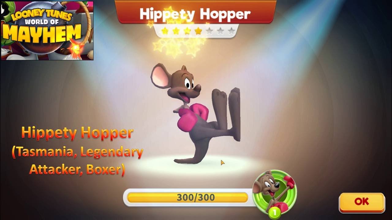 [*/\*] Looney Tunes World of Mayhem - Unlock Hippety Hopper (Tasmania, Legendary Attacker, Boxer)