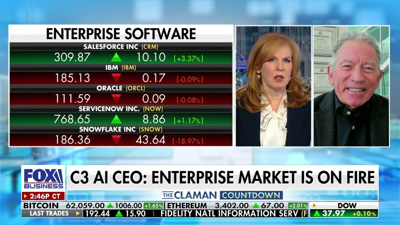 C3 AI CEO Tom Siebel on the AI Boom with Fox Business